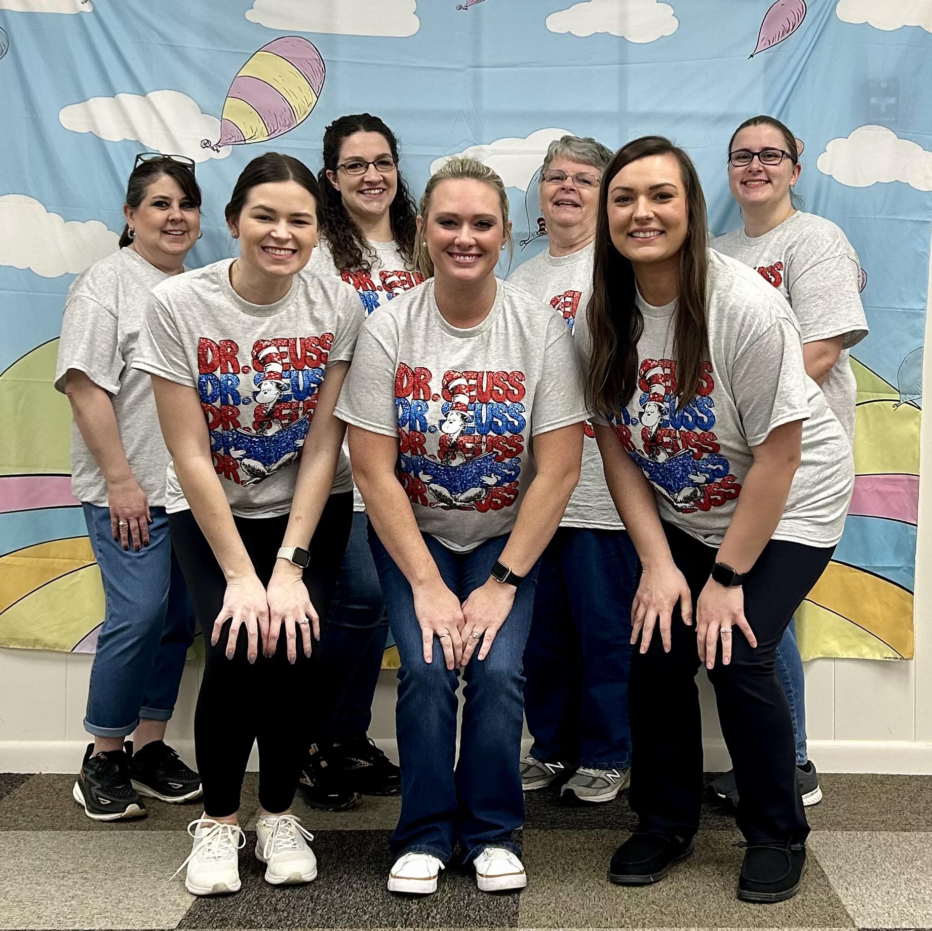 Group photo of the librarians of Rockcastle County Public Library