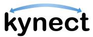 kynect logo with blue arrow