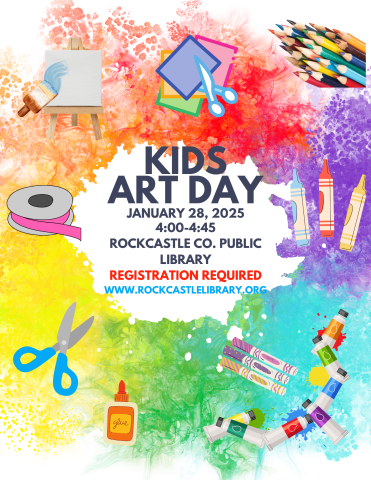 Flyer of Art Day- Art supplies